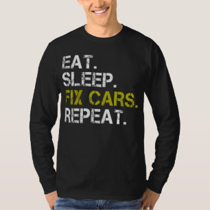Camiseta Coma Carros de Correção de Suspensão Repetir Mecân