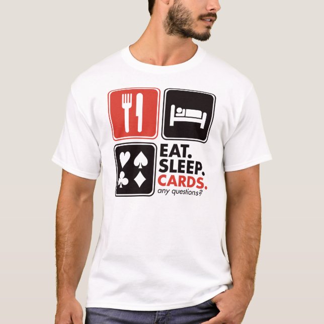Camiseta Coma cartões do sono (Frente)