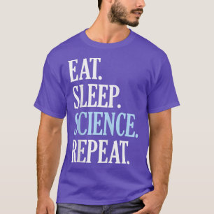 Camiseta Coma Ciência do Sono Repete Ciência Novamente Engr