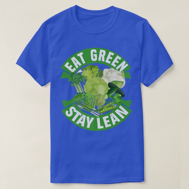 Camiseta Coma Comida de soja verde Lean Vegan Vegetarian To (Frente do Design)