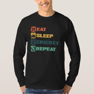 Camiseta Coma Cricket Jogador de Críquete Jogador de Bola J