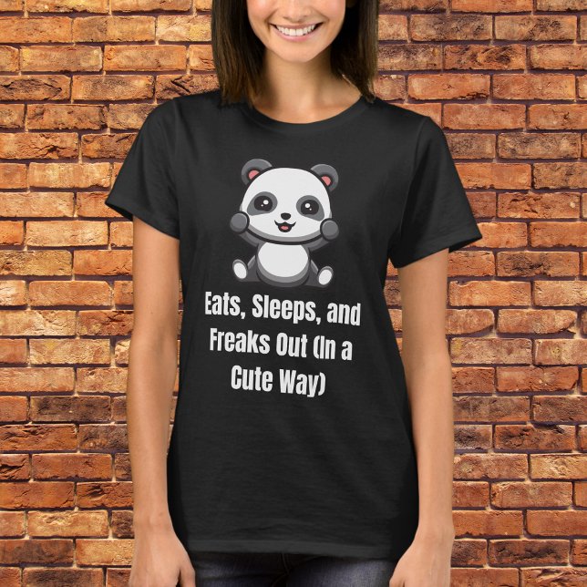 Camiseta Coma, dorme e se afoga (de uma forma bonita) (Criador carregado)