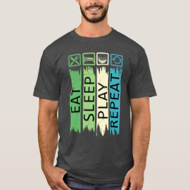 Camiseta Coma dormir brincar repetir