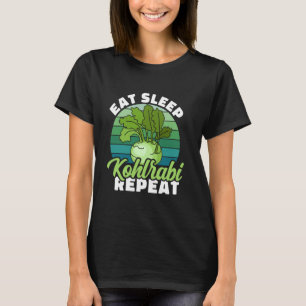 Camiseta Coma Dormir Couve-Raba Repetir Jardinagem Horticul
