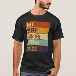 Camiseta Coma Dormir Jardim Repita Vintage Retro Colorir Ga