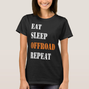 Camiseta Coma Dormir Offroad Repita 4x4 4WD