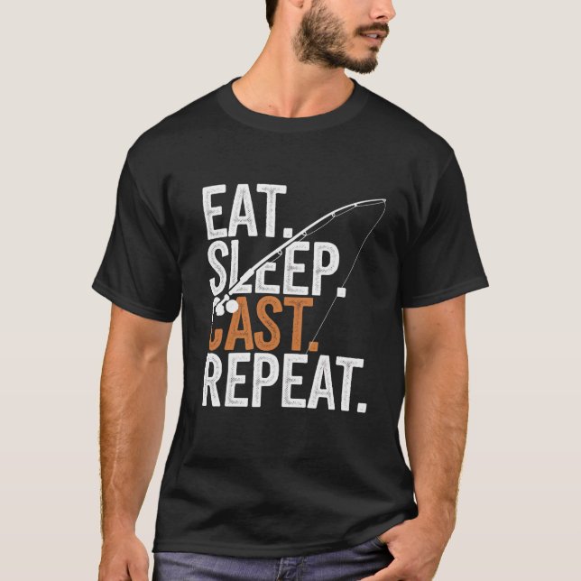 Camiseta Coma. Durma. Cast. Repita. (Frente)