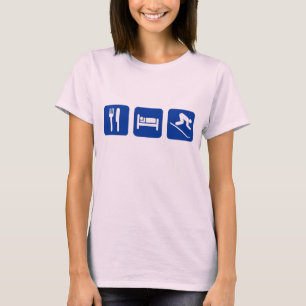 Camiseta Coma, durma esqui