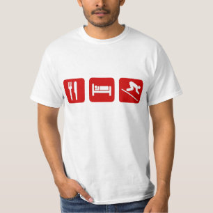 Camiseta Coma, durma esqui