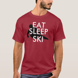 Camiseta Coma, durma, esquie