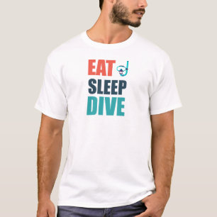 Camiseta Coma, Durma, Mergulhe