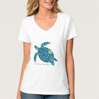 Camiseta Coma, Durma, Mergulhe Repetindo