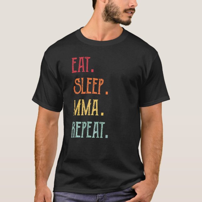 Camiseta Coma Durma Mma Repita (Frente)