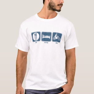 Camiseta coma, durma, monte