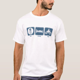Camiseta coma, durma, monte