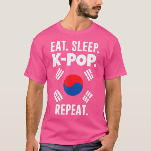 Camiseta Coma. Durma. Pop. Repita. POP K