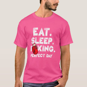 Camiseta Coma. Durma. Repita. Boxing Perfect Day Boxing Spo