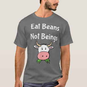 Camiseta Coma feijão sem vegetação vegetariana