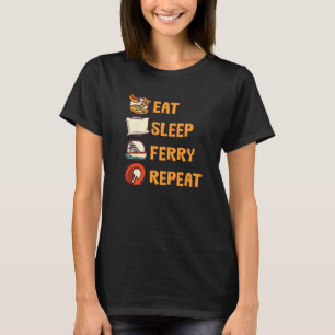Camiseta Coma Ferry Repetir Navio Ferry