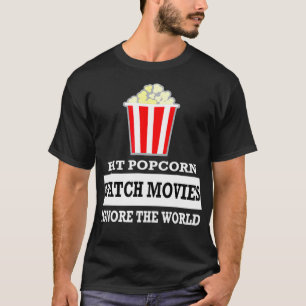 Camiseta Coma filmes de pipoca Ignorando o Mundo - Filme