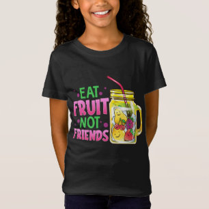 Camiseta Coma Fruta Não Amigos Vegan Frutas Vegeta