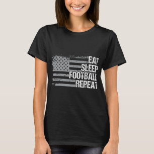 Camiseta Coma futebol americano Homens mulheres mulheres mu