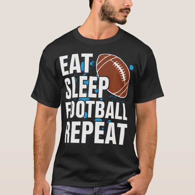 Camiseta Coma Futebol Americano Repita - Americano (Frente)