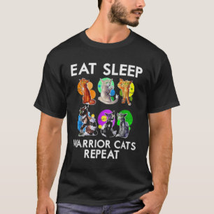 Camiseta Coma Gatos do Guerreiro do Sono