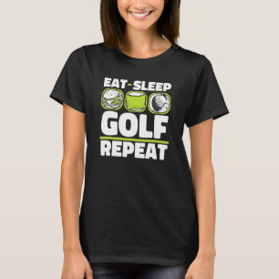 Camiseta Coma Golf Repente Jogador Pro Golfer Golfing Le