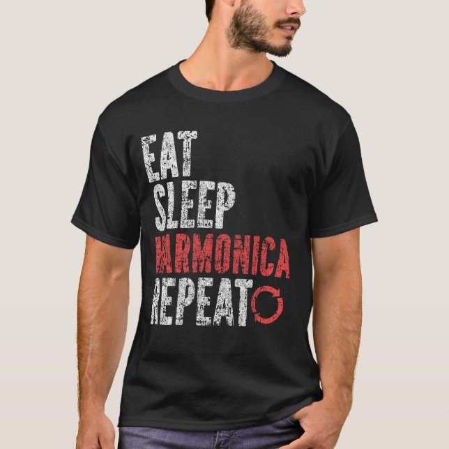 Camiseta Coma Harmonica do Sono Repetir (Frente)