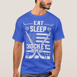 Camiseta Coma Hockey com Sono Repete Bandeira Americana Afa