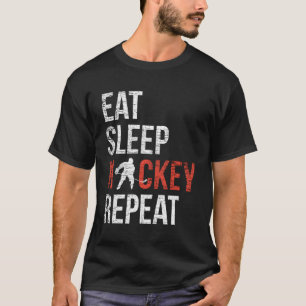 Camiseta Coma Hockey com Sono Repete Hóquei no Gelo da Juve