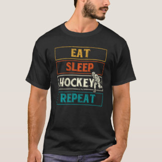 Camiseta Coma Hockey com Sono Repito Jogador de Hóquei Engr