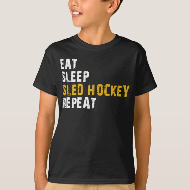 CAMISETA COMA HOCKEY SLED DE SONO (Frente)