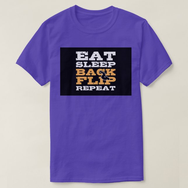 Camiseta Coma Inverter Repetição de Inverso Gymnast Gymnast (Frente do Design)