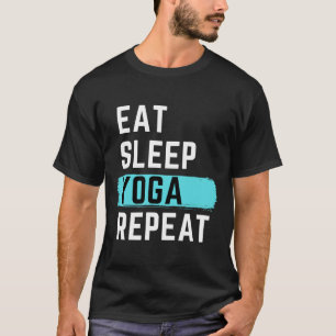 Camiseta Coma Ioga Do Sono Repetir 62