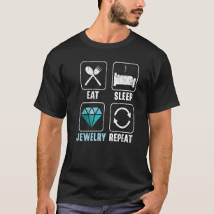 Camiseta Coma Joias do Sono Repita Joias Jovens Maker Golds