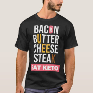 Camiseta Coma Keto Eu Perco Peso Comida Saudável Dieta Ceto