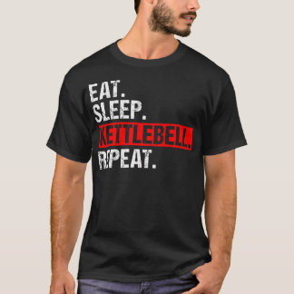 Camiseta Coma Kettlebell Repete Giro De Malhação Para Mulhe
