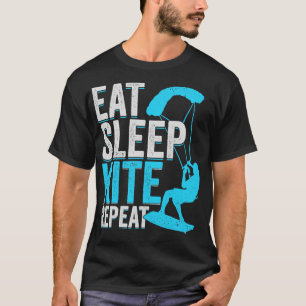 Camiseta Coma Kite Repetit Kesurfing Kitesurfer Gift