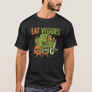 Camiseta Coma Legumes Veganos Motivacional Fitness Veganism