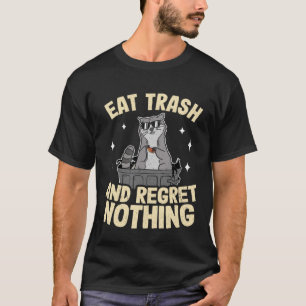 Camiseta Coma Lixo E Não Se Arrependa De Nada De Raccoon 2