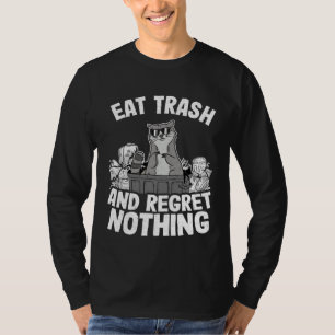 Camiseta Coma Lixo E Não Se Arrependa de Nada Guaxinim 4
