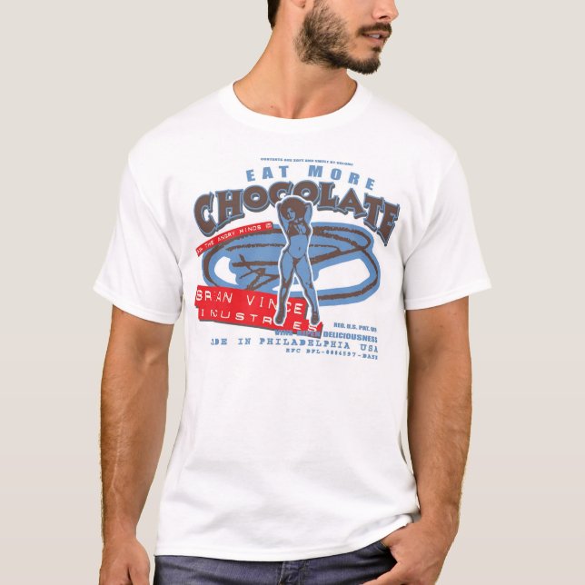 Camiseta coma mais chocolate 1 (Frente)