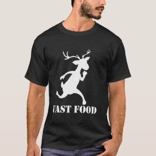 Camiseta Coma Mais Deer Comida Caçando Engraçado Para Caçad