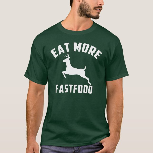 Camiseta coma mais fast food (Frente)