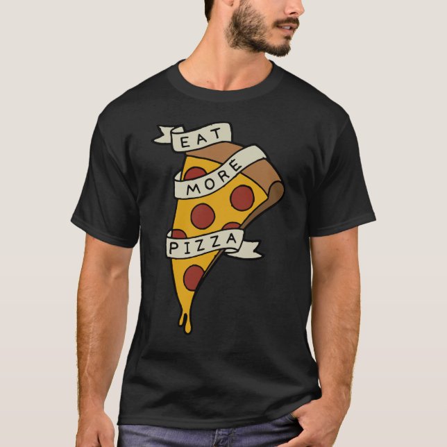 Camiseta Coma Mais Pizza (Frente)