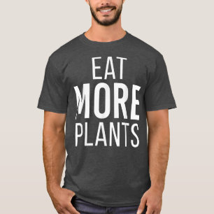 Camiseta Coma Mais Plantas Engraçadas Vegan Vegetarian Vege
