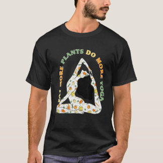Camiseta Coma Mais Plantas Faça Mais Yoga Dia Mundial Veget