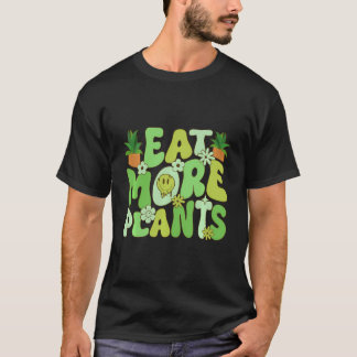Camiseta Coma Mais Plantas Para O Vegetariano Vegan Plantba